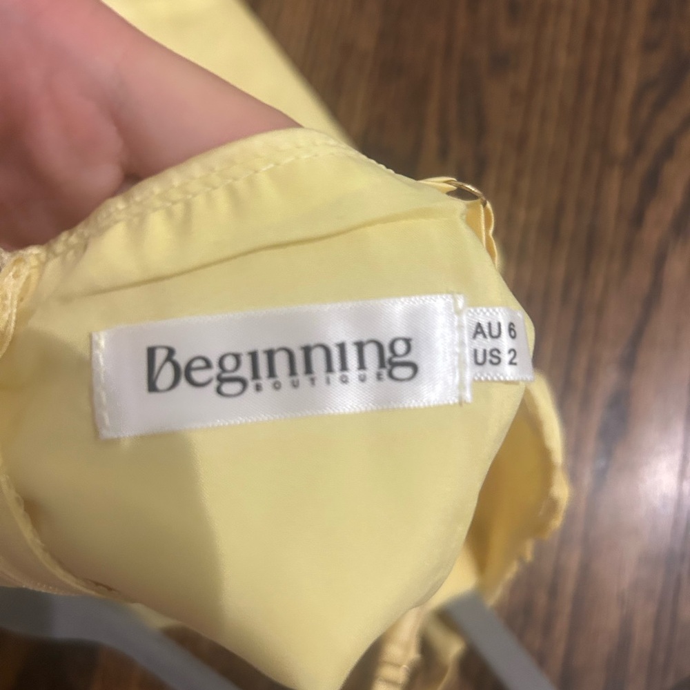 Beginning Boutique Satin Dress - Picture 3 of 5